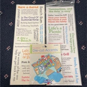 Vacation/Summer Stickers and Die Cuts